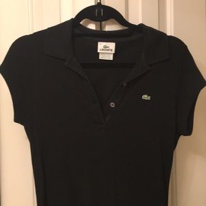 Black cotton casual dress